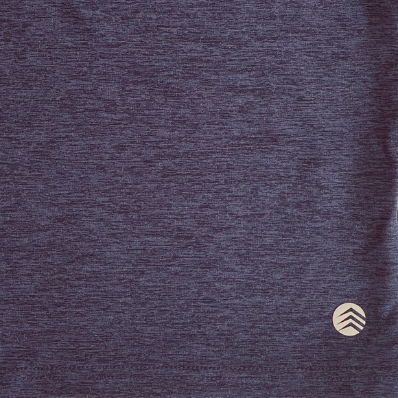 Hoodie Men’s Drawstring Pullover S Long Sleeve Navy Stretch Logo - Picture 4 of 7